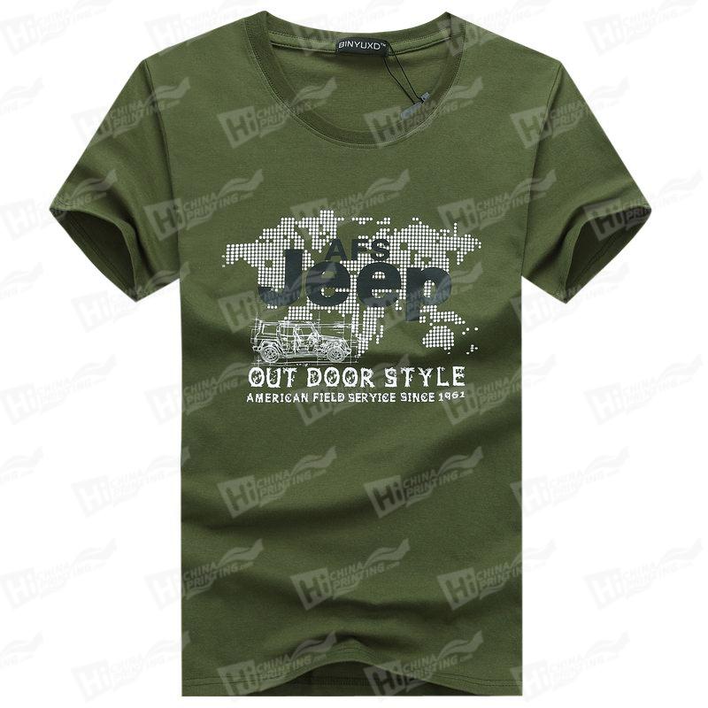 Jeep Map Men's Short-Sleeve T-shirts Wholesale